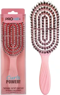 פרוהייר+ מברשת לשיער מתולתל להתרת קשרים מרדניים / PROHAIR+ סופר מדיקה