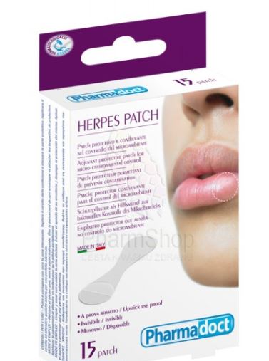 PHARMADOCT פלסטר שקוף לשפתיים