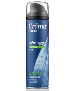 קרמה מן קצף גילוח לעור עדין 200 מ