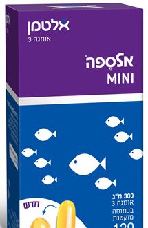 אלטמן אלספה מיני 120 כמוסות בקריות