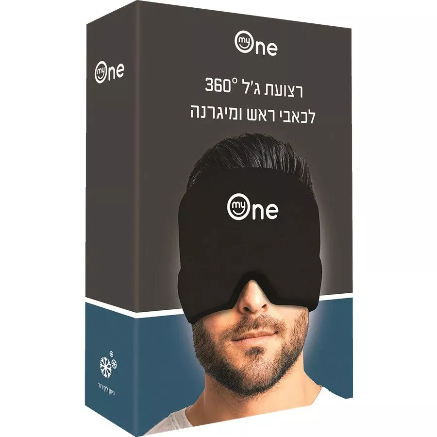 רצועת ג'ל 360 מעלות לכאבי ראש ומיגרנה myOne