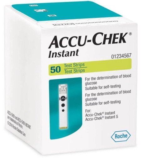 ACC-CHEK מקלוני בדיקה למד סוכר 50 מקלונים