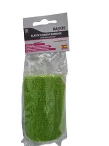באיוס תחבושת אלסטית נצמדת ירוק 7.5x4.5 ס"מ / BAYOS סופר מדיקה