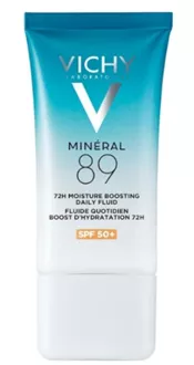 וישי מינרל 89 תחליב לחות עד 72 שעות +VICHY Mineral 89 Daily Moisturizing Fluid 72h (SPF50+) 50ml  SPF50 סופר מדיקה