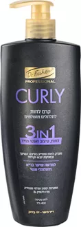 ד"ר פישר פרופשיונל CURLY קרם לחות לתלתלים מושלמים 400 מ"ל / DR FISCHER סופר מדיקה