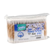 שייני צמרוני כותנה מעץ 300 יחידות / SHINY סופר מדיקה