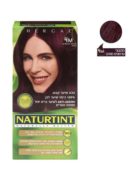 נטורטינט צבע לשיער 4M מהגוני ערמונים מוזהב