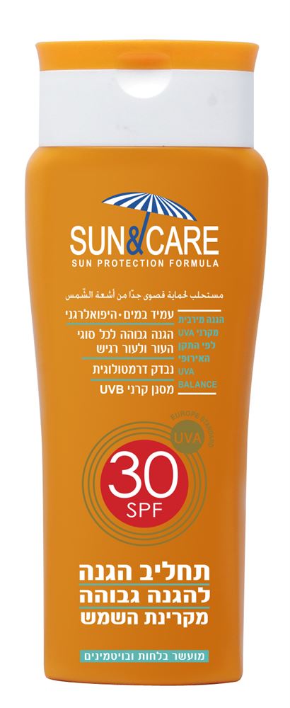 סאן & קר תחליב הגנה מבוגרים 200 מ