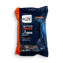 X FUZE סכינים גילוח חד פעמיים בעלי 3 להבים 24 יחידות במארז / X FUZE סופר מדיקה