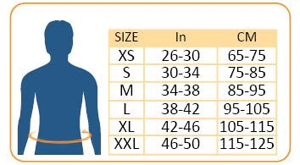 אוריאל 776 חגורת טיילור לישור גב URIEL extra large