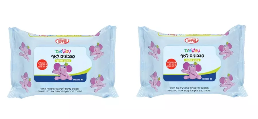 טפטפים מגבונים רכים לאף מארז זוגי(=2 יחידות) 30+30