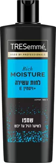 טרזמה שמפו לשיער רגיל עד יבש לחות עשירה 400 מ"ל / TRESemme סופר מדיקה