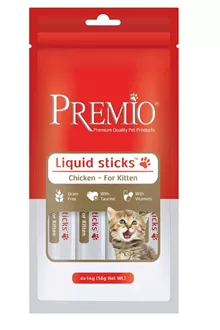 פרמיו חטיף רך רטוב לחתלתול עם דג עוף 56 גרם / PREMIO סופר מדיקה