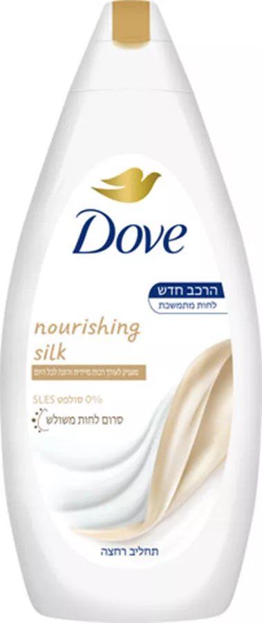דאב תחליב רחצה משי זוהר עדין 750 מ