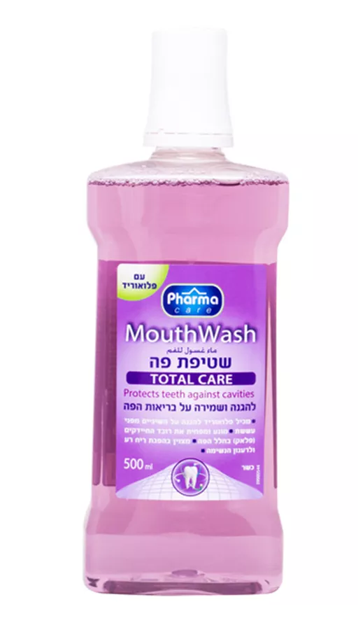 פארמה קר טוטאל קר שטיפת פה עם פלואוריד 500 מ
