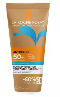 לה רוש פוזה תחליב ג'ל לעור רטוב LA ROCHE POSAY ANTHELIOS Wet Skin Lotion SPF50+ 200ml סופר מדיקה