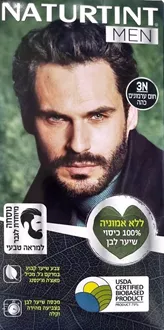 נטורטינט צבע לשיער לגבר 3N חום ערמונים כהה / NATURTINT סופר מדיקה