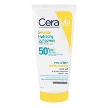 סרווה תחליב מזין להגנה מהשמש +SPF50 לגוף ולפנים CeraVe Invisible Hydrating Sunscreen SPF50+ 177ml סופר מדיקה