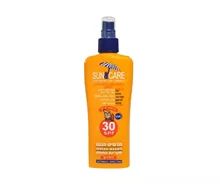 סאן & קר תרסיס הגנה לילדים SPF 30 להגנה גבוהה מקרינת השמש 200 מ"ל / SUN CARE סופר מדיקה