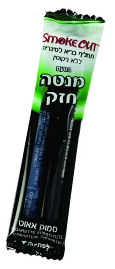 סמוק אאוט תחליף בריא לסיגריה ללא ניקוטין מנטה חזק SMOKE OUT