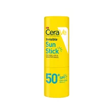 סרווה סטיק שקוף Cerave Invisible SPF50+ high protection sun stick 8 g סופר מדיקה