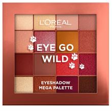 לוריאל פלטה צלליות והארה לעיינים  L'Oreal Paris Eye Go Wild Eyeshadow Palette סופר מדיקה