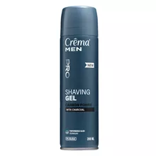 קרמה מן פרו ג'ל גילוח מועשר בפחם פעיל 200 מ"ל / CREMA MEN סופר מדיקה