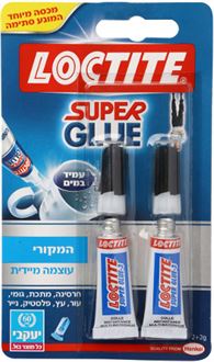 לוקטייט סופר גלו זוגי LOCTITE סופר מדיקה
