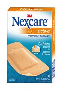 נקסקר פלסטרים אקטיב רחב 8 יחידות / Nexcare סופר מדיקה