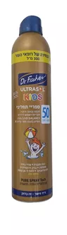 אולטרסול ספריי תחליבי לילדים 50 SPF פורמולה חדשה 300 מ"ל / ULTRASOL סופר מדיקה