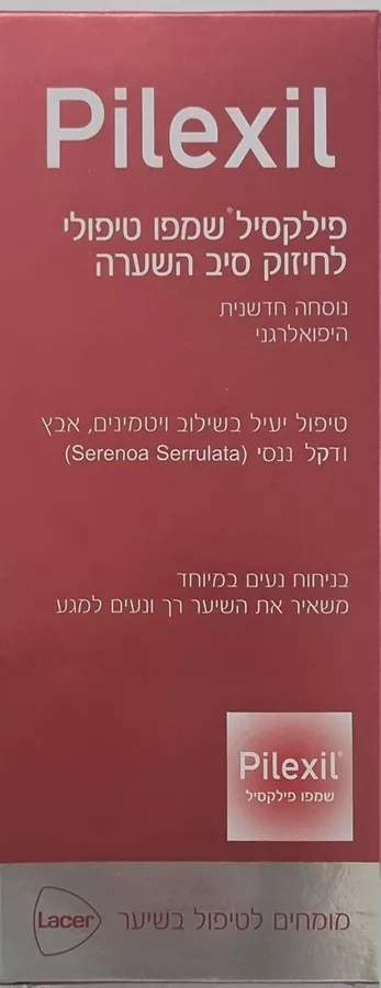 פילקסיל שמפו לחיזוק השיער אדום 300 מ
