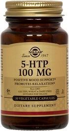 סולגאר הידרוקסי טריפטופן 30 כמוסות 100 מג / HTP-5 סופר מדיקה