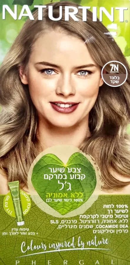 נטורטינט צבע לשיער 7N בלונד שקד
