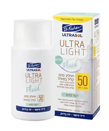 אולטרסול אולטרה לייט SPF50  תחליב פנים לעור רגיש 50 מ”ל / Ultrasol סופר מדיקה
