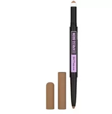 מייבלין עפרון גבות בראו סאטן Maybelline  Eyebrow pencil Brow satin Duo 001Dark Blonde סופר מדיקה