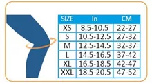 אוריאל 422ED מגן ברך ארוך עם צירים URIEL 2extra large סופר מדיקה