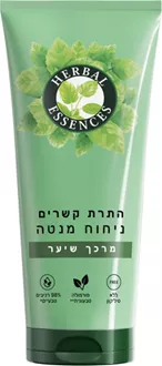 הרבל אסנס מרכך שיער לניקוי עדין להתרת קשרים בניחוח מנטה 250 מ"ל / HERBAL ESSENCES סופר מדיקה