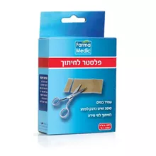 פלסטר לחיתוך פארמה מדיק 6 ס"מ רוחב 1 מ' אורך FARM MEDIC סופר מדיקה