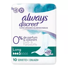 אולוויז דיסקריט לונג 0% ניחוח 10 יחידות במארז / ALWAYS סופר מדיקה