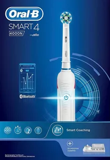 אורל בי 4000N מברשת שיניים חשמלית Smart 4 סופר מדיקה