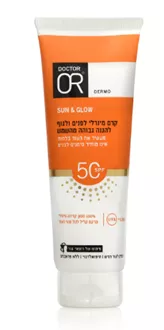 ד"ר עור קרם הגנה מינרלי לפנים ולגוף להגנה גבוהה מהשמש SUN & GLOW סופר מדיקה