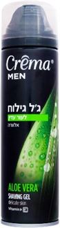 קרמה מן ג'ל גילוח לעור עדין אלוורה 200 מ"ל / Crema Men סופר מדיקה