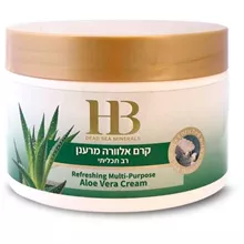 HB קרם אלוורה מרענן רב תכליתי 350 מ"ל / HB DEAD SEA MINERALS סופר מדיקה