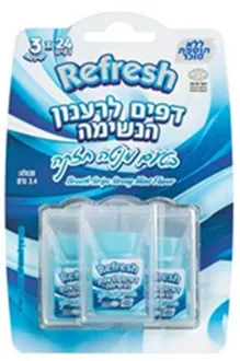 ריפרש דפים לרענון הנשימה בטעם מנטה חזקה / REFRESH סופר מדיקה
