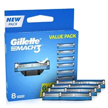 ג'ילט מאך 3 8 סכיני גילוח / GILLETTE סופר מדיקה