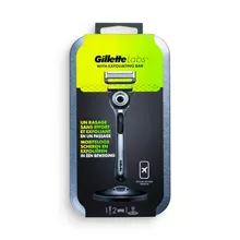 ג'ילט לאבס פילינג מכשיר + 2 סכינים רב פעמים / GILLETTE LABS סופר מדיקה