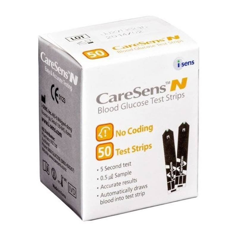 קרסנס N-50 מקלון בדיקה גלוקוז / CARESENS