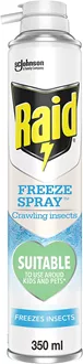 רייד פריז ספריי להקפאה מיידית של חרקים 350 מ"ל / RAID FREEZE סופר מדיקה