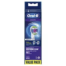 אורל בי ראשים חשמליים 3די ווייט 4 יחידות / ORAL B סופר מדיקה