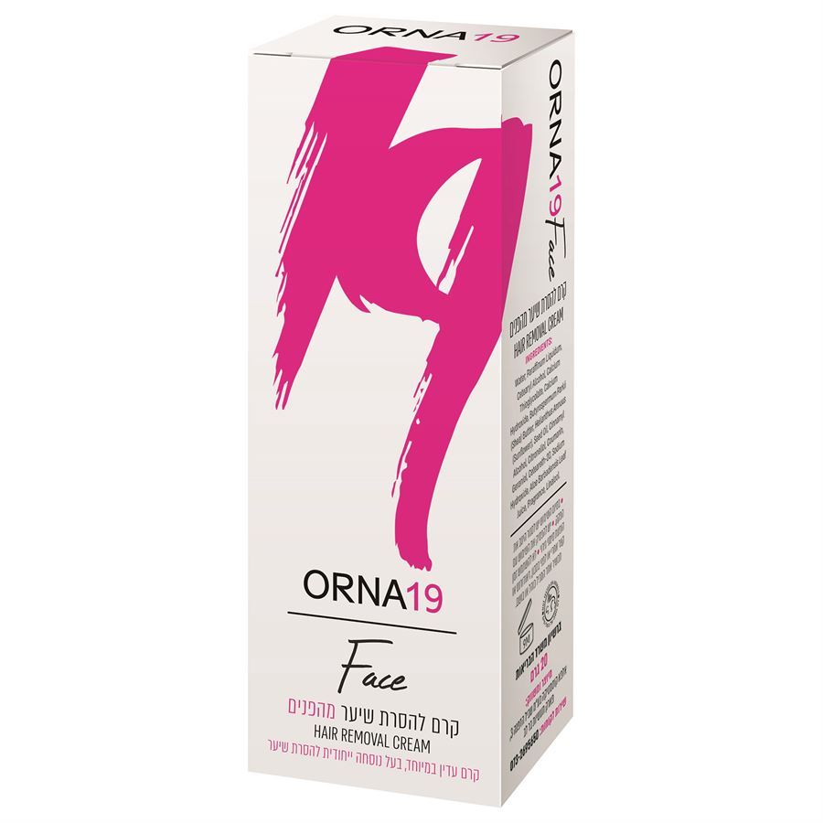 אורנה 19 קרם להסרת שיער מהפנים 20 גרם ORNA 19